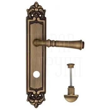 Дверная ручка Fratelli Cattini 'GRACIA' на планке PL96 матовая бронза (wc-2)