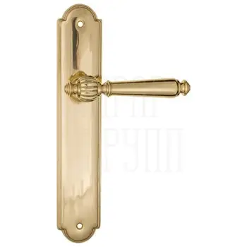 Дверная ручка Fratelli Cattini 'MARANI' на планке PL257 полированная латунь