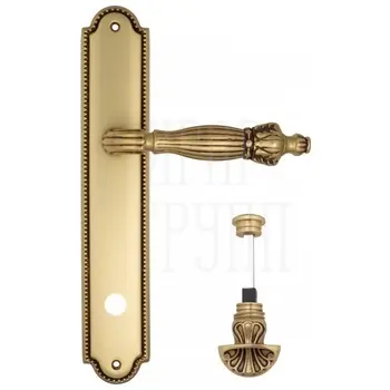 Дверная ручка Venezia 'OLIMPO' на планке PL98 французское золото (wc-4)
