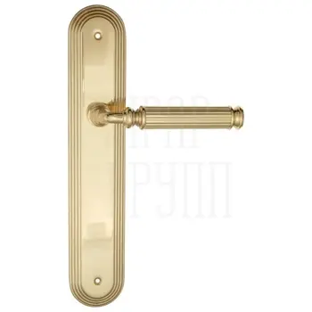 Дверная ручка Fratelli Cattini 'ENCIA' на планке PL288 полированная латунь