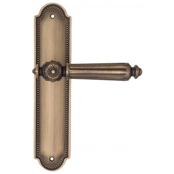 Дверная ручка Fratelli Cattini 'TORCELLO' на планке PL248 матовая бронза