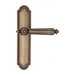 Дверная ручка Fratelli Cattini "TORCELLO" на планке PL248 , матовая бронза