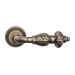 Дверная ручка на розетке Venezia 'LUCRECIA' D3, матовая бронза