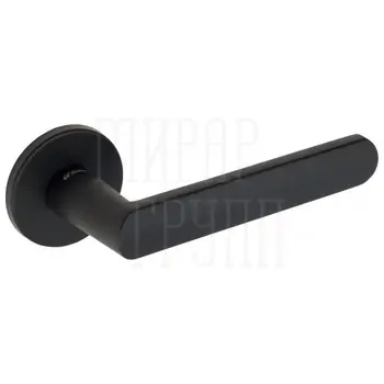 Дверная ручка Fratelli 'NEVADA' 7 FS на круглой розетке черный