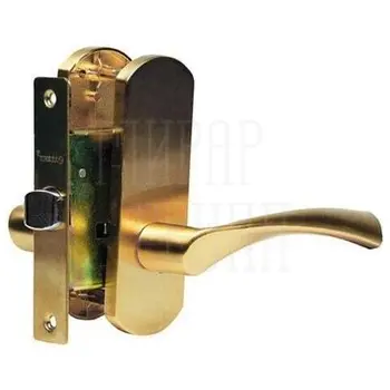 Ручка дверная на планке Archie T111-X11I-V* матовое золото
