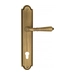 Дверная ручка Venezia "VIGNOLE" на планке PL98, матовая бронза (cyl)