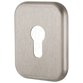 Декоративная Armadillo (Армадилло) Квадратная накладка на цилиндр ET-DEC SQ матовый никель