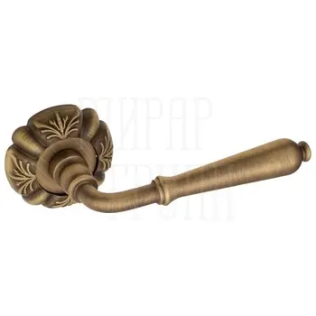 Дверная ручка на розетке Venezia 'CLASSIC' D5 матовая бронза
