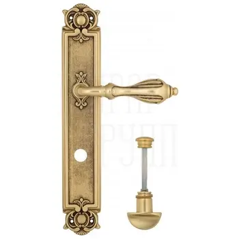 Дверная ручка Venezia 'ANAFESTO' на планке PL97 французское золото (wc)