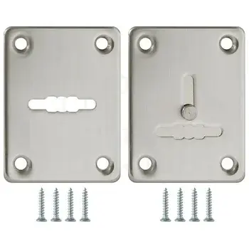 Накладка Fuaro (Фуаро) на сувальдный замок ESC.S-lift+S/K.set (ESC081/082) (2шт.) никель