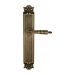 Дверная ручка Venezia 'ANNETA' на планке PL97, матовая бронза