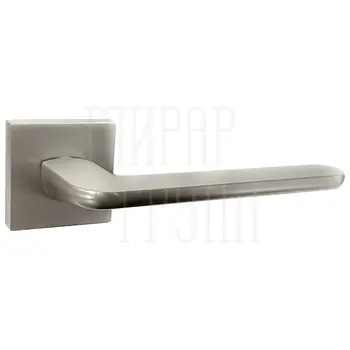 Дверные ручки Renz (Ренц) 'Лана' INDH 95-03 на квадратной розетке никель супер матовый