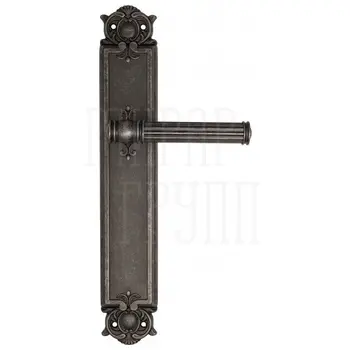 Дверная ручка Venezia 'IMPERO' на планке PL97 античное серебро