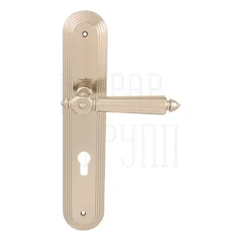 Дверная ручка на планке Melodia 246/235 'Nike' серебро (cyl)