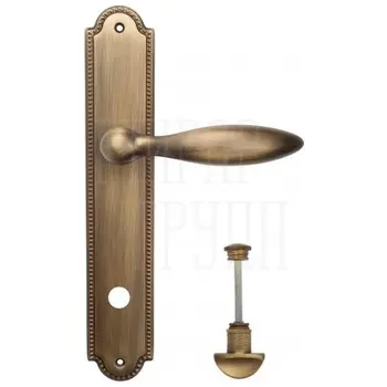 Дверная ручка Venezia 'MAGGIORE' на планке PL98 матовая бронза (wc)