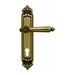 Дверная ручка на планке Melodia 246/229 'Nike', матовая бронза (cyl)