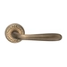 Дверная ручка Extreza "ALDO" (Алдо) 331 на круглой розетке R06, матовая бронза
