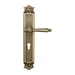 Дверная ручка Venezia 'PELLESTRINA' на планке PL97, матовая бронза (cyl)