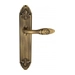 Дверная ручка Venezia 'CASANOVA' на планке PL90, матовая бронза