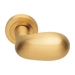 Дверные ручки на розетке Morelli Luxury "Uovo", матовое золото