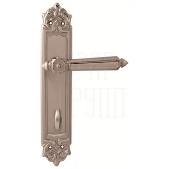 Дверная ручка на планке Melodia 246/229 'Nike' серебро (wc)