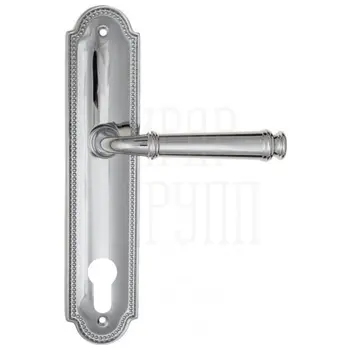 Дверная ручка Fratelli Cattini 'FARFALLA' на планке PL248 полированный хром (cyl)