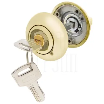 Ручка поворотная Ajax (Аякс) с фиксацией ключом BK6.FIX.JR золото