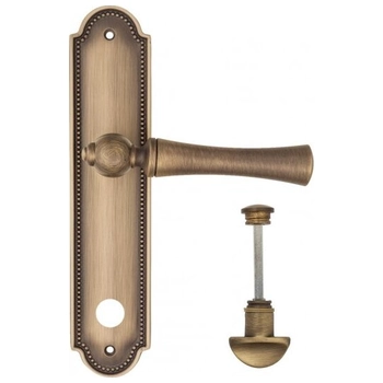 Дверная ручка Fratelli Cattini 'FOGGIA' на планке PL248 матовая бронза (wc-2)