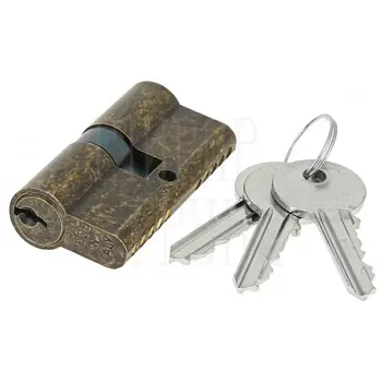 Личинка Extreza AS-60 ключ-ключ 25x10x25 (30/30) бронза состаренная
