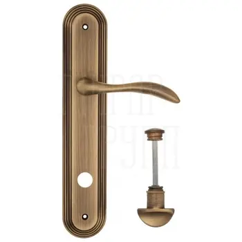 Дверная ручка Fratelli Cattini 'LUCCIA' на планке PL288 матовая бронза (wc-2)