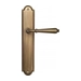 Дверная ручка Venezia 'CLASSIC' на планке PL98, матовая бронза