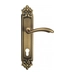 Дверная ручка Venezia "VERSALE" на планке PL96, матовая бронза (cyl)