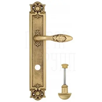 Дверная ручка Venezia 'CASANOVA' на планке PL97 французское золото (wc)