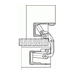 Петля скрытая универсальная Simonswerk TECTUS TE 541 3D FVZ, схема