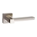 Дверные ручки Puerto (Пуэрто) INAL 530-02 на квадратной розетке, матовый никель + никель