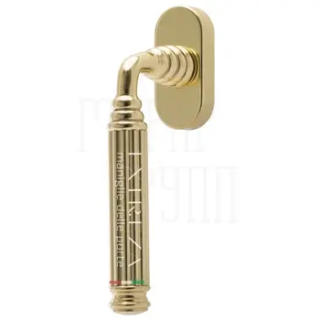 Ручка оконная Extreza 'Benito' (Бенито) 307 HW полированная латунь