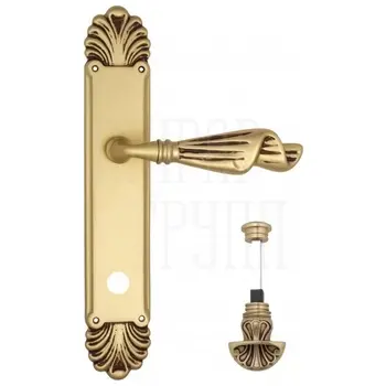 Дверная ручка Venezia 'Opera' на планке PL87 французское золото (wc-4)