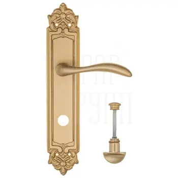 Дверная ручка Fratelli Cattini 'LUCCIA' на планке PL96 матовая латунь (wc-2)