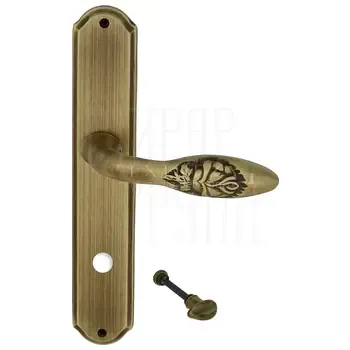 Дверная ручка Extreza "MIREL-ROSE" (Мирель-роуз) на планке PL01