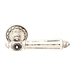 Дверная ручка на розетке Melodia 246 D 'Nike', серебро 925 с чернением