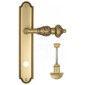 Дверная ручка Venezia 'LUCRECIA' на планке PL98 французское золото (wc)