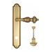 Дверная ручка Venezia "LUCRECIA" на планке PL98, французское золото (wc)