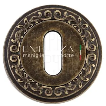 Накладка дверная под ключ буратино Extreza KEY R06 античная бронза