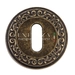 Накладка дверная под ключ буратино Extreza KEY R06, античная бронза