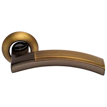 Дверные ручки на круглой розетке Archie S010 132 античный кофе