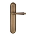 Дверная ручка Fratelli Cattini 'MARANI' на планке PL288 , матовая бронза