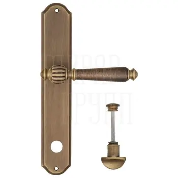 Дверная ручка Fratelli Cattini 'MARANI' на планке PL02 матовая бронза (wc-2)