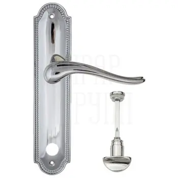 Дверная ручка Fratelli Cattini 'LAVERA' на планке PL248 полированный хром (wc-2)