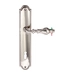 Дверная ручка Extreza 'EVITA' (Эвита) 301 на планке PL03, полированный никель (key)
