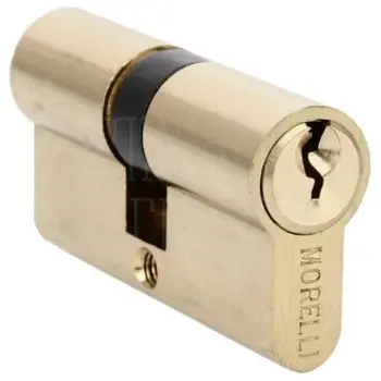 Ключевой цилиндр MORELLI 70С ключ-ключ (70 мм/30+10+30) золото